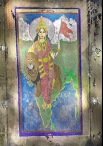 WORLD’S LARGEST BHARAT MATA ON INDIAN SUBCONTINENT MAP (AKHAND BHARAT) MOSAIC PORTRAIT BY CLAY DIYAS