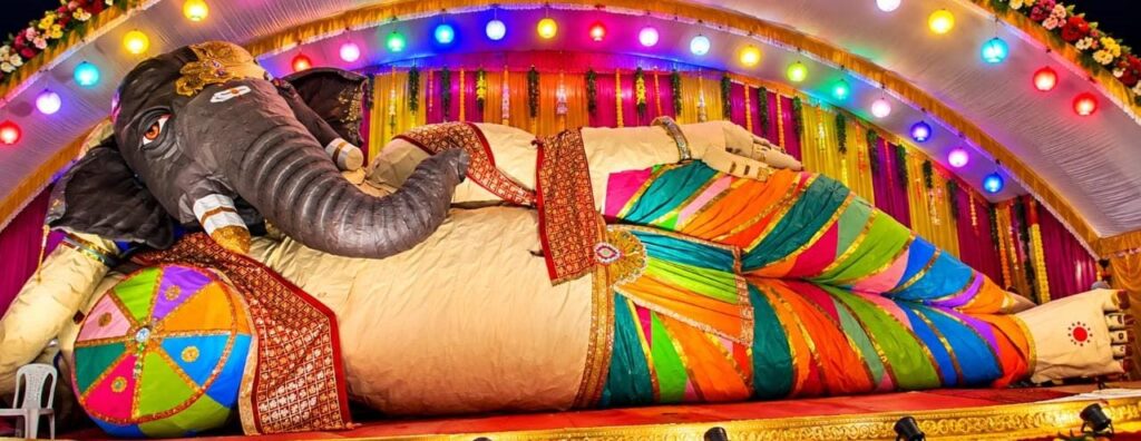 Lord Vishnu’s Shayan Mudra World Record