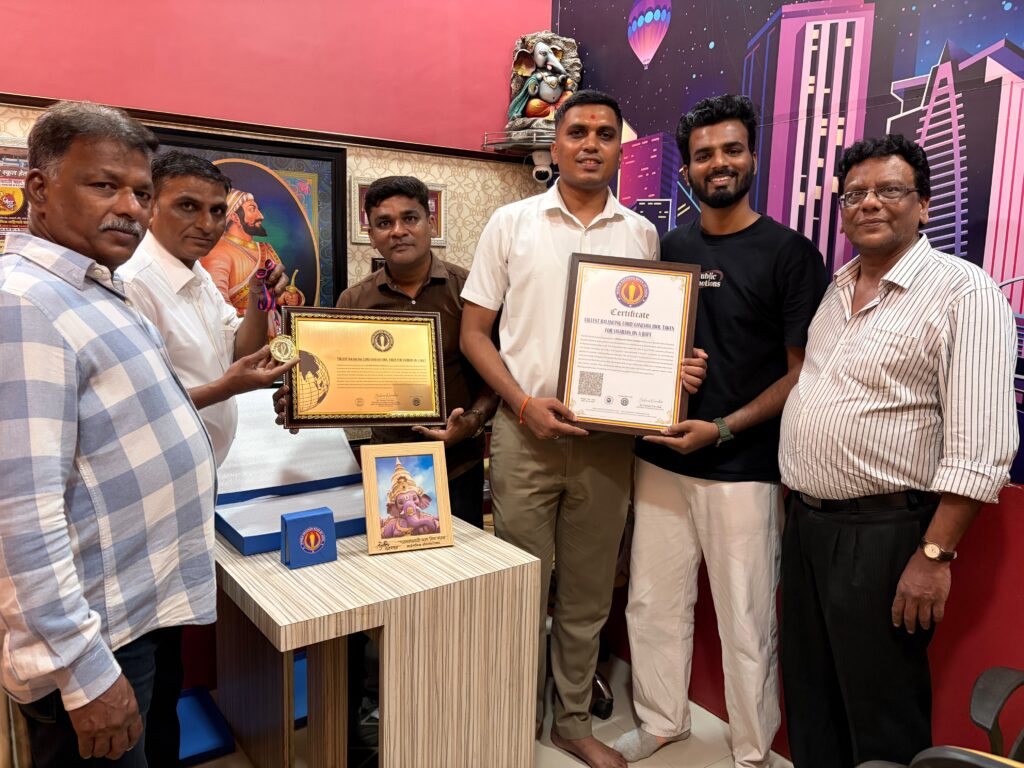 Tallest Balancing Lord Ganesha Idol Taken For Visarjan on a Raft World Record