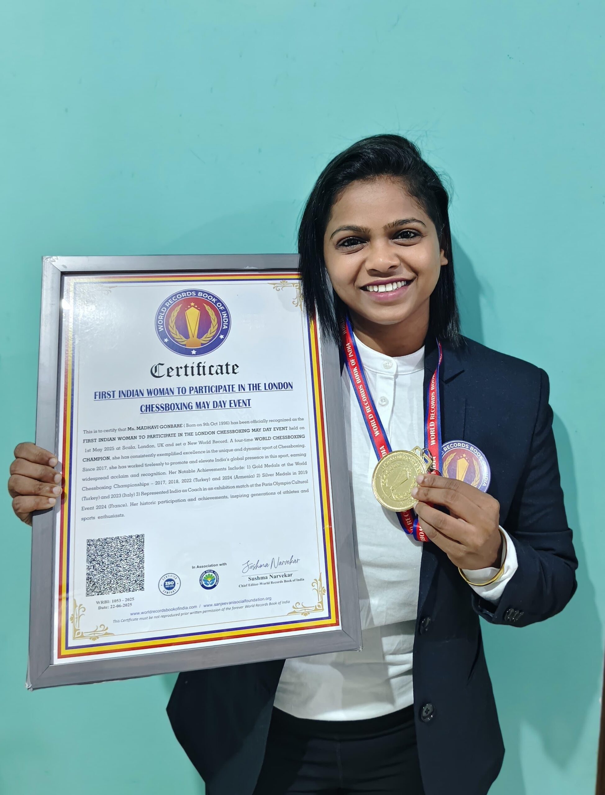 Madhavi Gonbare world record