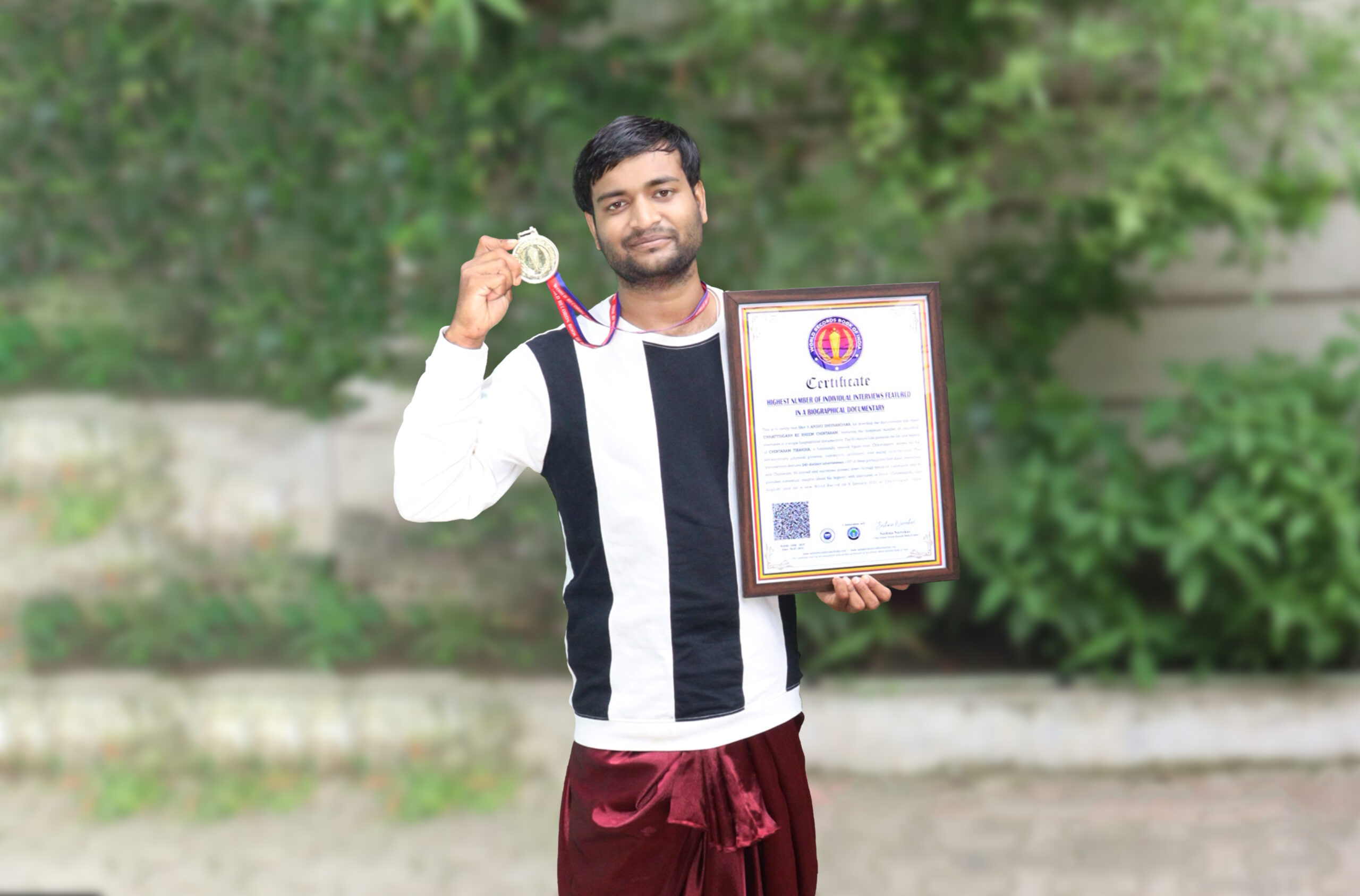 S Anshu Dhurandhar World Record