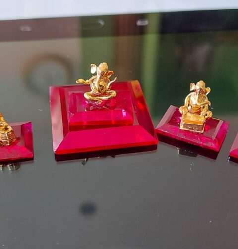 Maximum Unique Gold Micro Ganesh Idols World Record