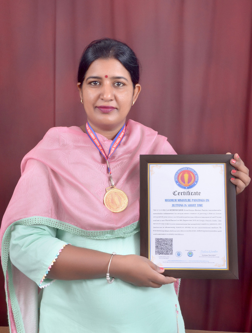 Jatinder Kaur World Record