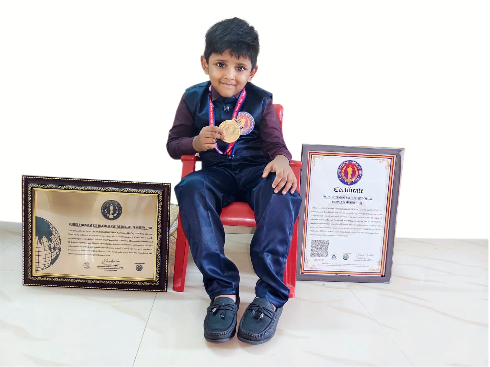 Youngest Kid Cycling World Record