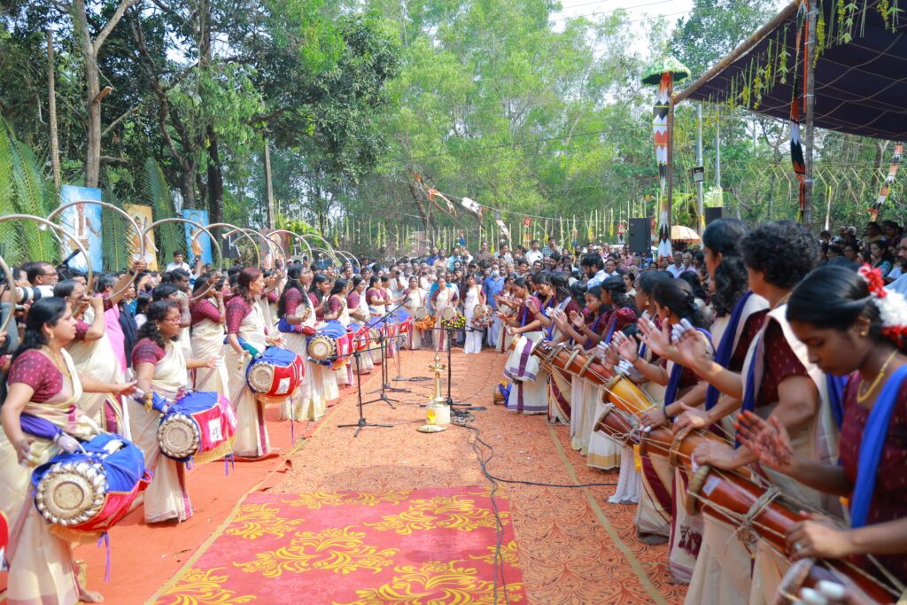 Largest All-Female Panchavadyam World Record
