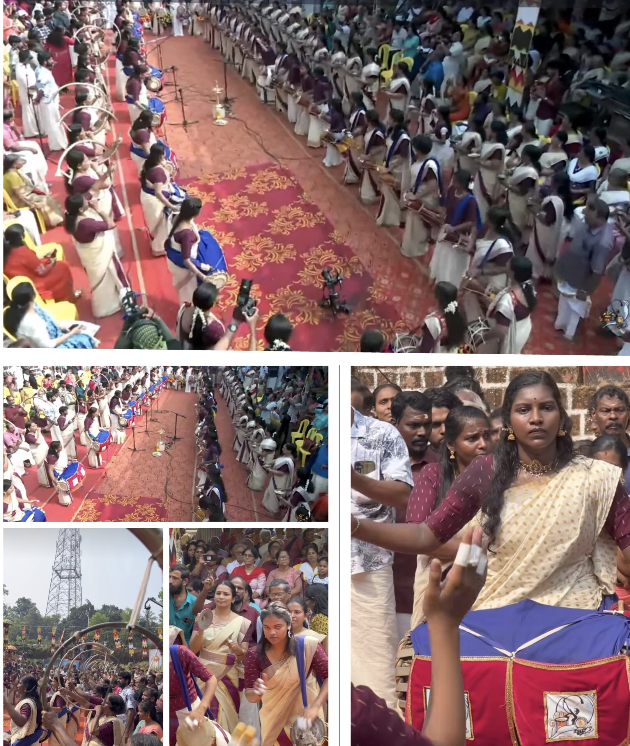 Largest Female Panchavadyam World Record