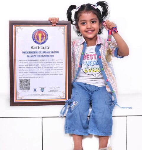 Inaya Goyal World Record