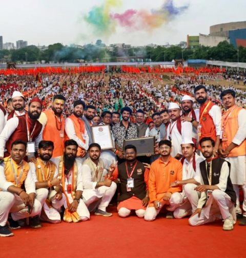 Most Flag Bearers Participating In a Cultural Performance World Record