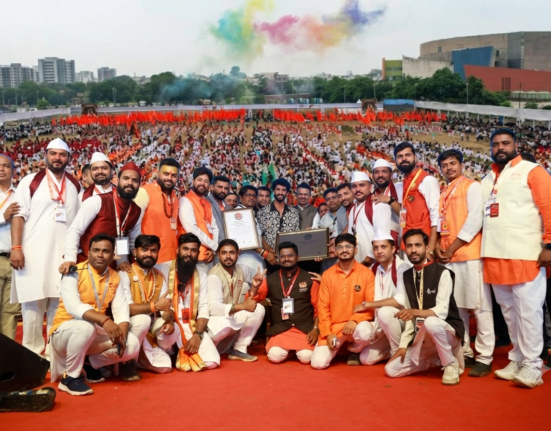 Most Flag Bearers Participating In a Cultural Performance World Record