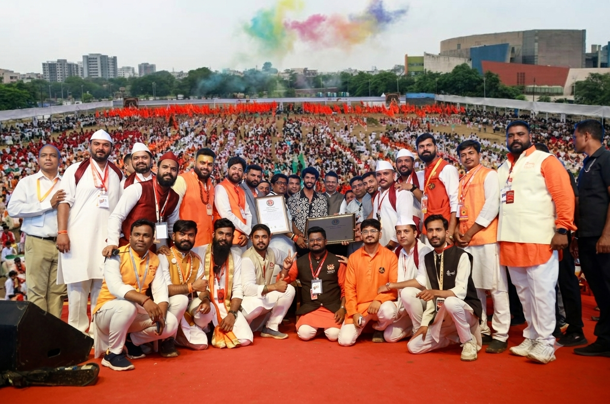 Most Flag Bearers Participating In a Cultural Performance World Record